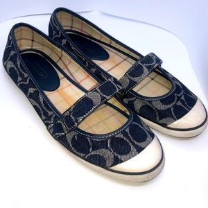 Coach Margo Canvas Signature Mary Jane 🌸